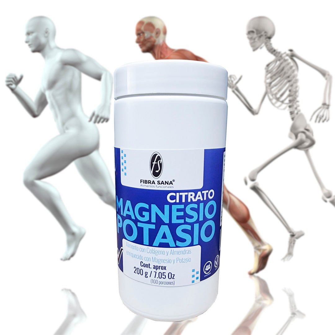 CITRATO DE MAGNESIO + POTASIO EN POLVO X 200 GRAMOS