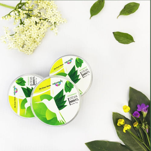 3 Unid Colageno Marino x1000g + Mentas con stevia y Hierbabuena