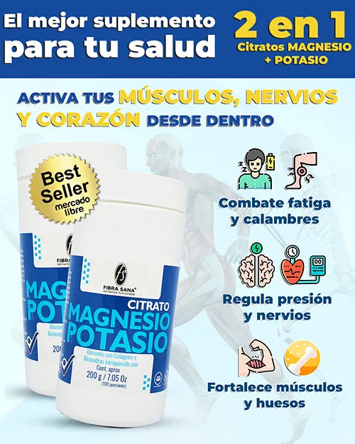 CITRATO DE MAGNESIO + POTASIO POLVO_