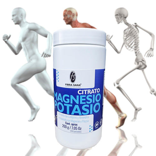CITRATO DE MAGNESIO + POTASIO EN POLVO X 200 GRAMOS