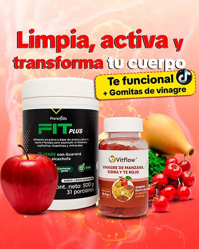 Oferta Vitflow Gomas + Té verde funcional Fitplus